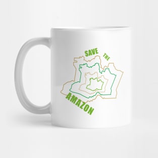 save the amazon Mug